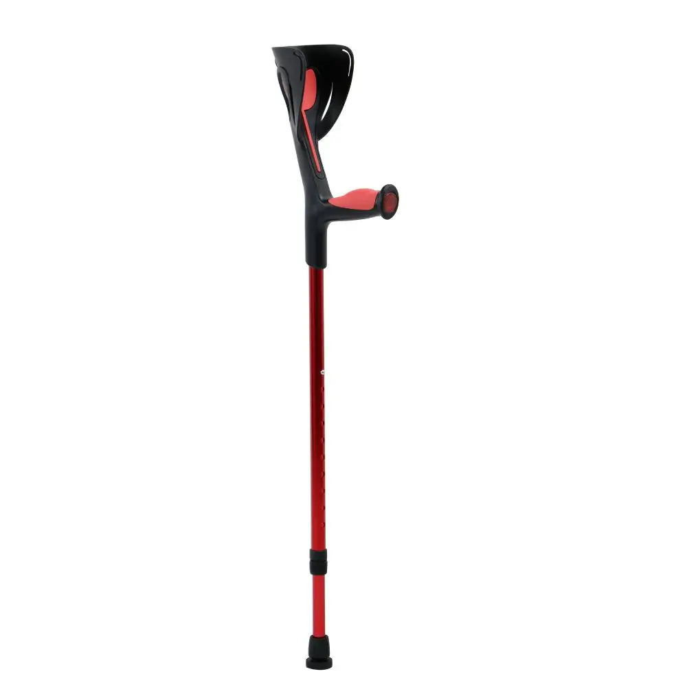 Soft-tip English walking sticks, red (pair)
