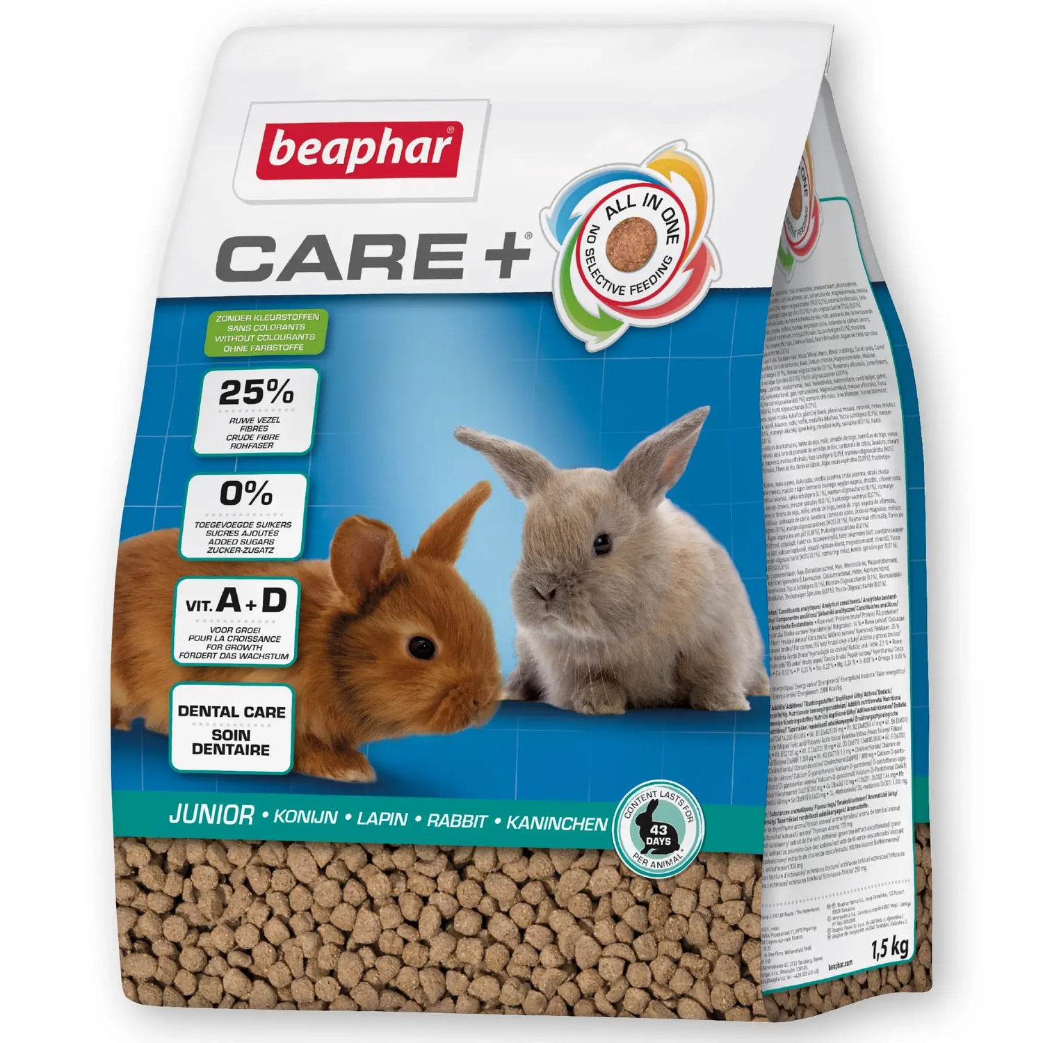 Beaphar Care+ Rabbit Jr, 1.5 kg