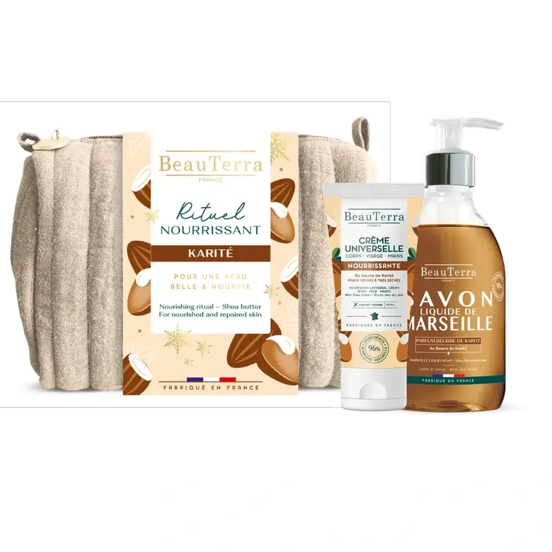 Beauterra Body Care Shea Butter Nourishing Ritual Toiletry Set