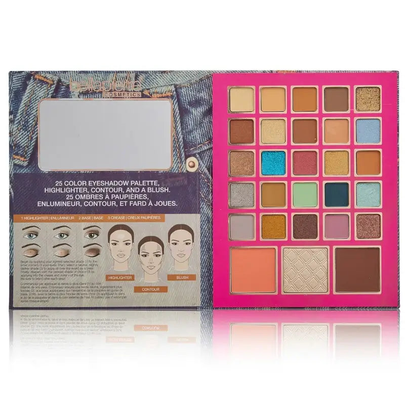 Bellapierre Cosmetics Eye And Face Book - 90'S Glam , 42,5 g