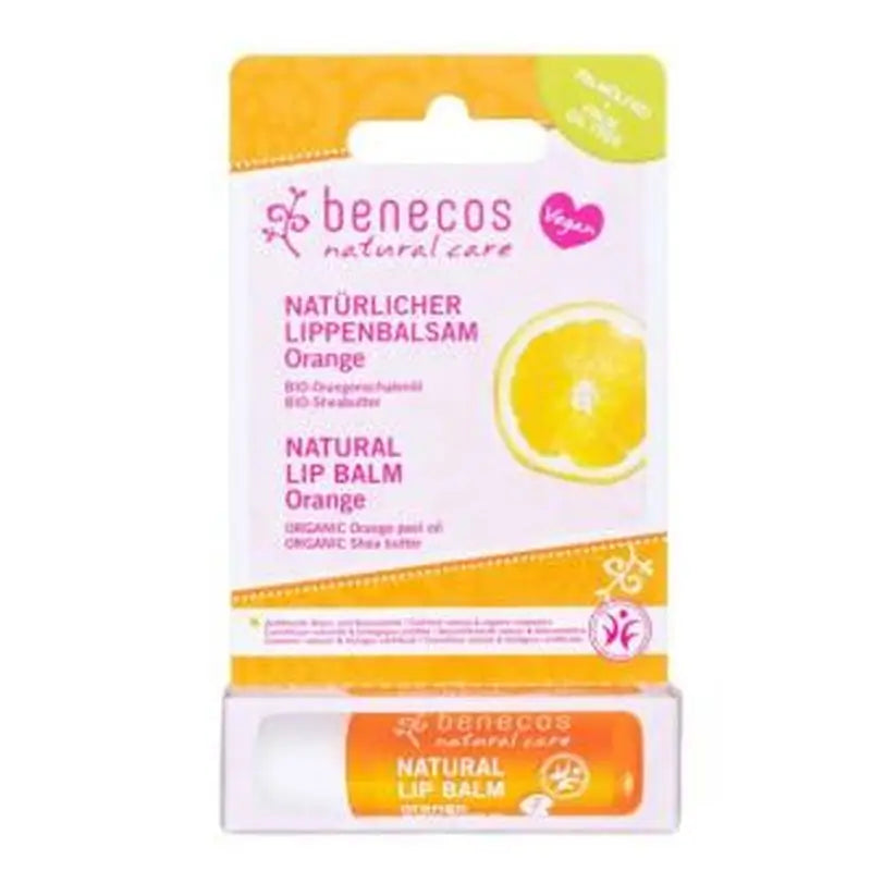 Benecos Vegan Lip Balm Orange 4,8Gr.