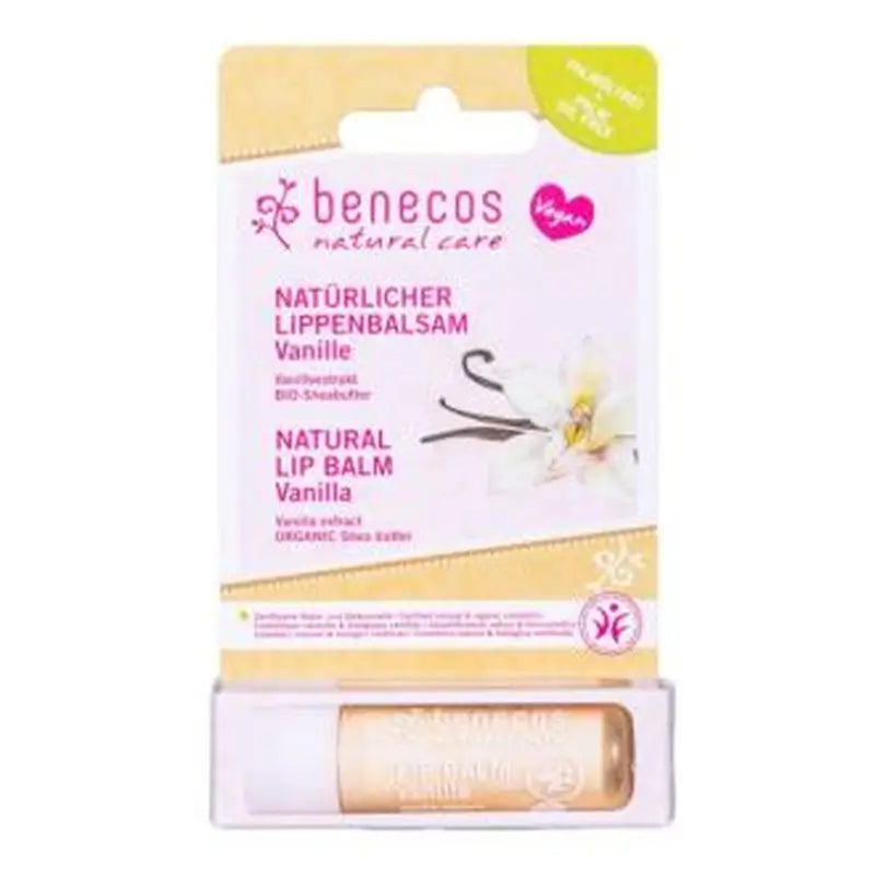 Benecos Vegan Lip Balm Natural Vanilla 4,8Gr.