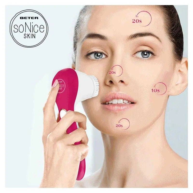 Beter So Nice Skin Sonic Facial Brush With 2 Brush Heads