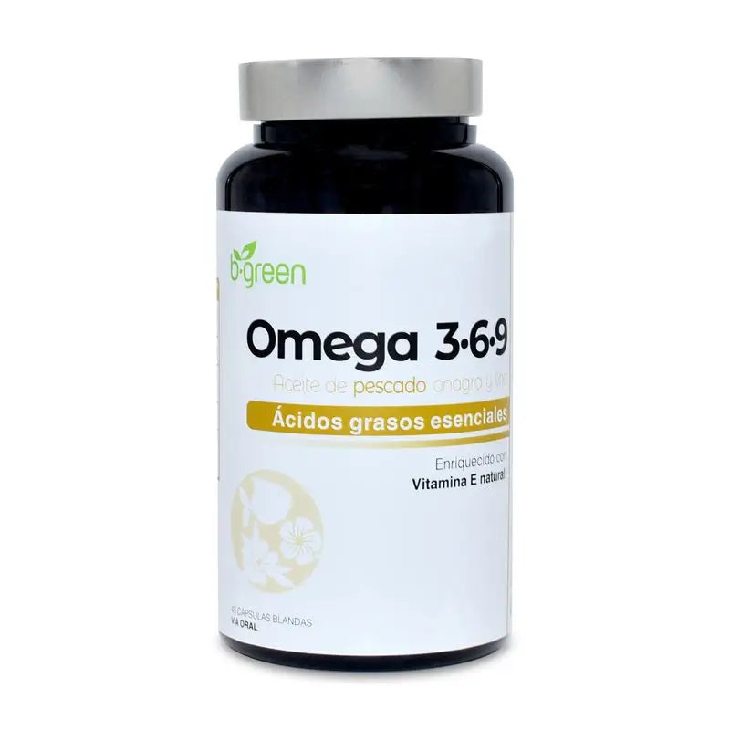 B'Green Omega 3-6-9, 48 capsules