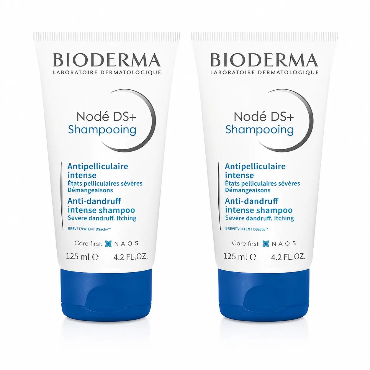 Bioderma Nodé Ds+ Seborrhoeic Dermatitis Shampoo 125ml, pack of 2