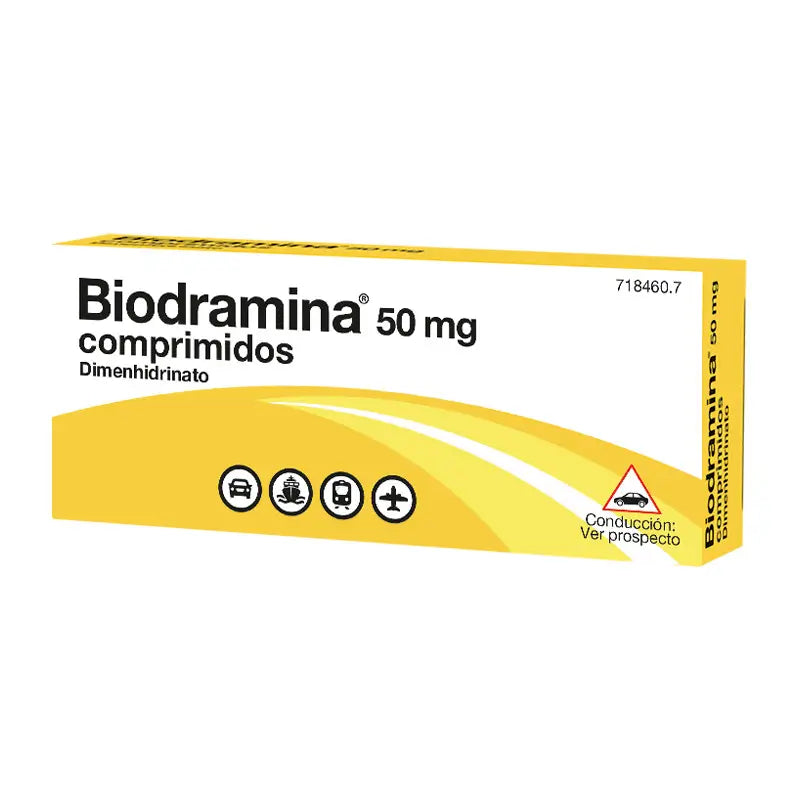 Biodramine 50 mg 4 Tablets
