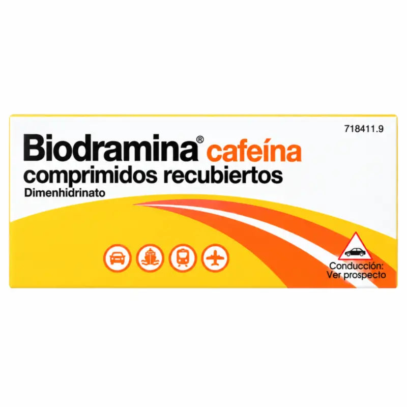 Biodramine Caffeine 4 film-coated tablets