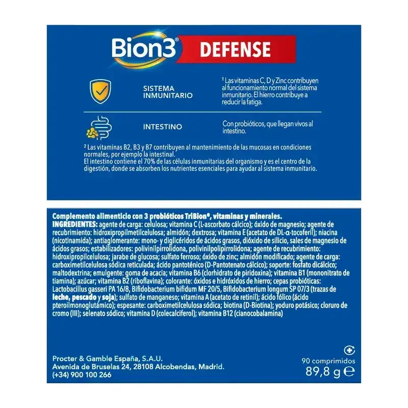 Bion3 Defense Multivitamin, 2X90 Tablets