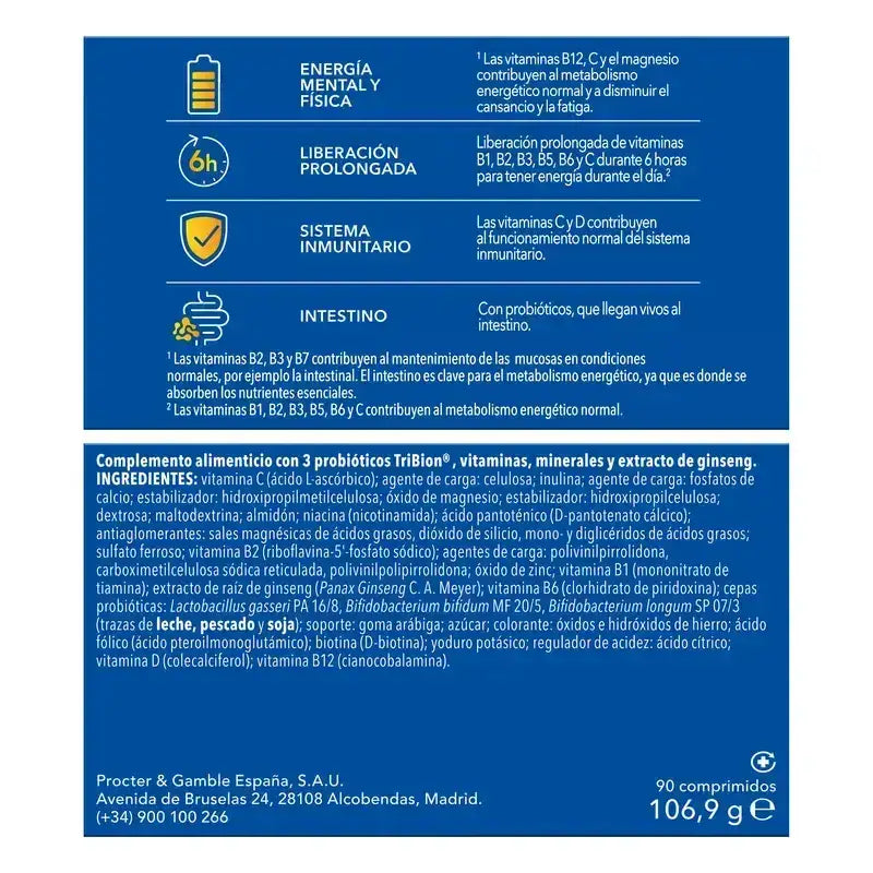 Bion3 Energy Multivitamin, 2X90 Tablets