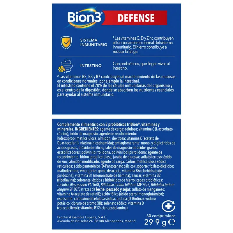 Bion3 Defense Multivitamin, 2x30 tablets