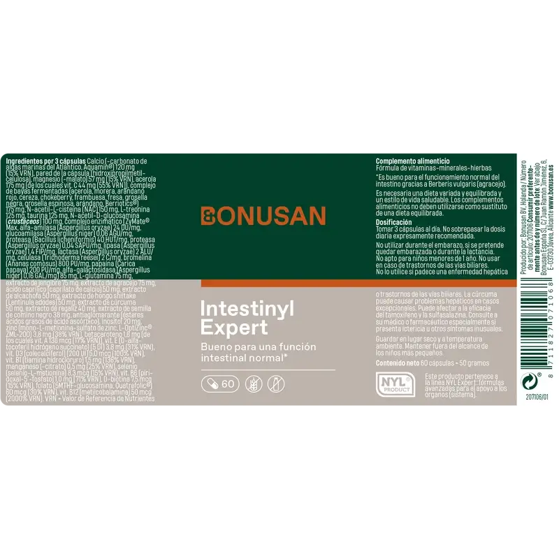 Bonusan Intestinyl Expert, 60 capsules