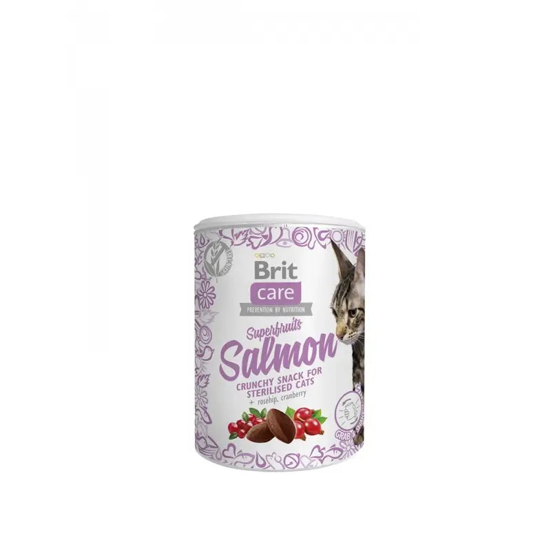 Brit Care Cat Snack SF Salmon 6 x 100 grams