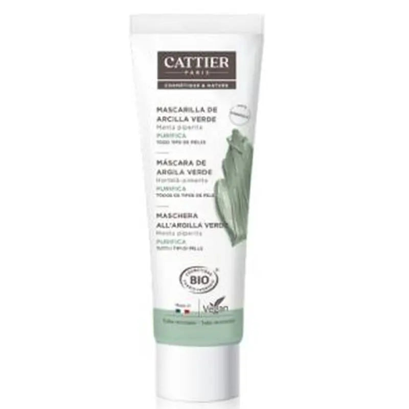 Cattier Green Clay Mask Oily Skin 100Ml.
