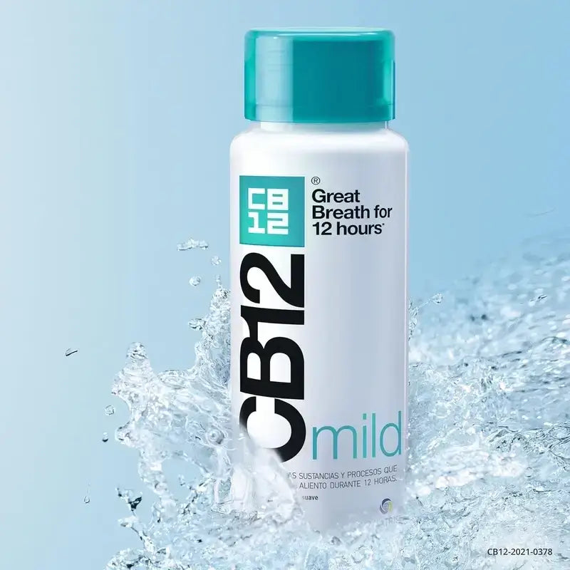 Cb12 Mild Mouthwash Mild Mint Flavoured Halitosis Mouthwash, 2X250 Ml