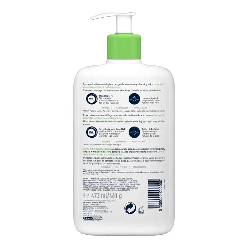 CeraVe Moisturising Cleansing Gel, 473 ml