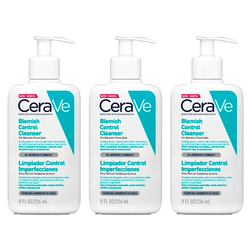 CeraVe Triple Cleanser 3X236 Ml, 3X236 Ml
