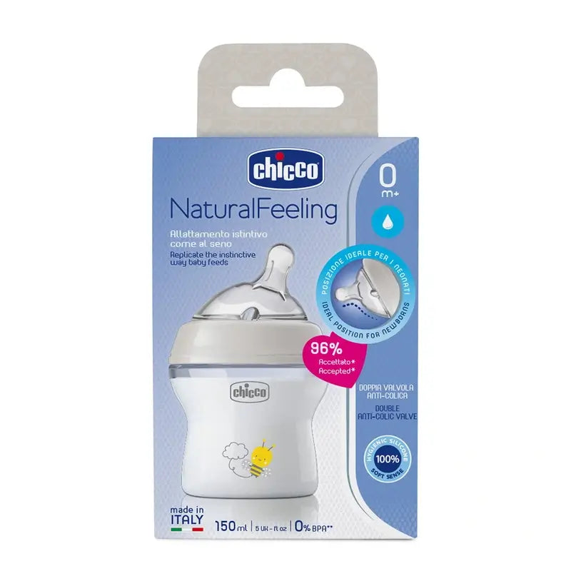 Chicco Naturalfeeling Slow Flow Baby Bottle 150Ml 0M+