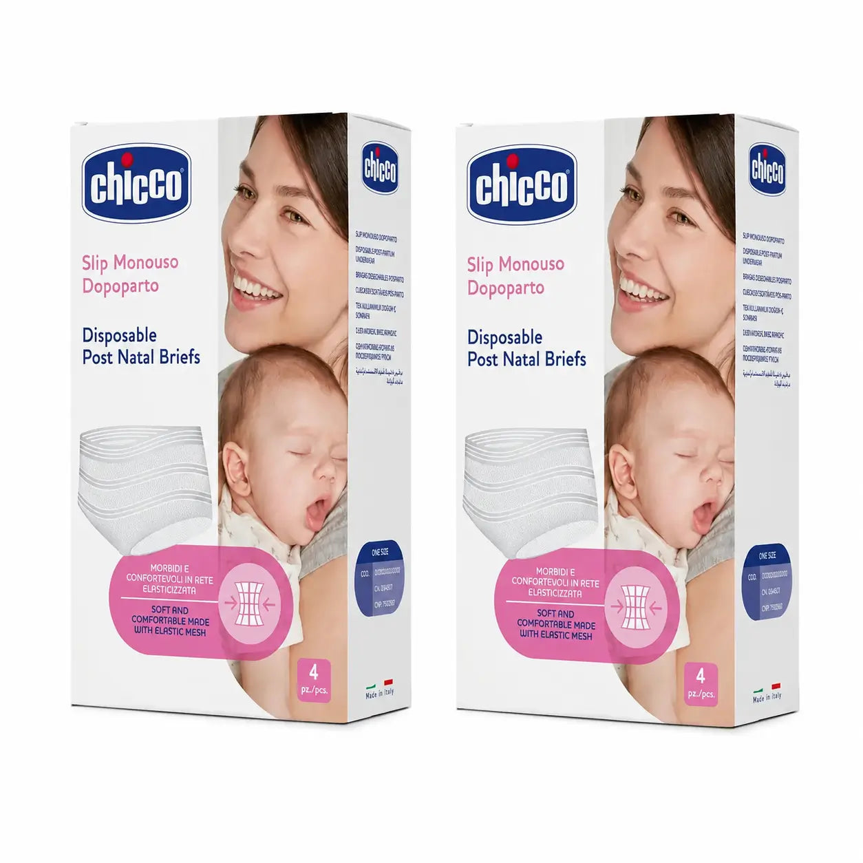 Chicco Monouso Mesh Panty 4 pcs, pack 2