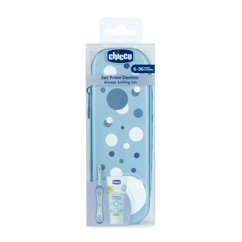 Chicco Dental Set Blue 6M+