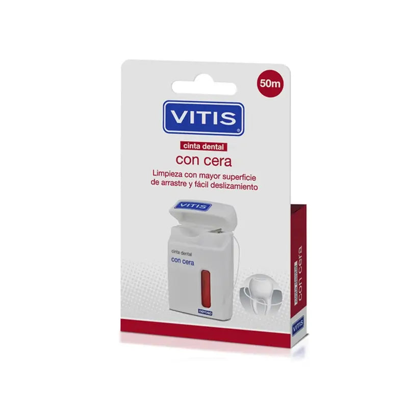 VITIS Dental Tape with Wax 50 M