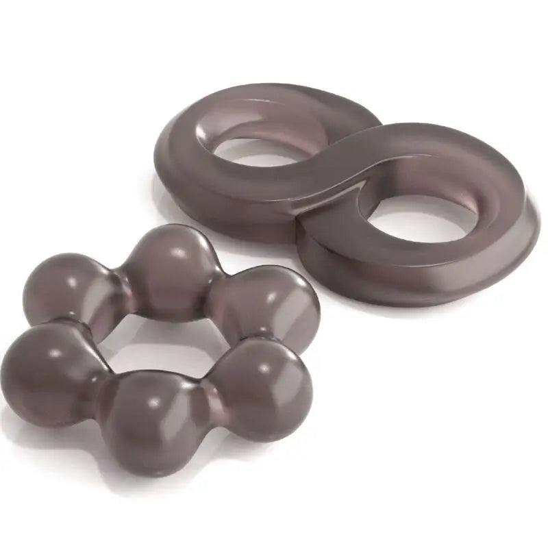 Classix Set 2 Penis Rings Grey
