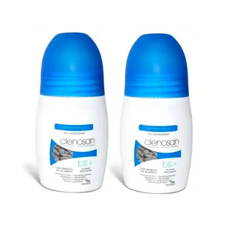 Clenosan Duplo Mineral Deodorant Roll-On 2 x 75 ml