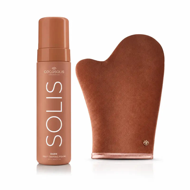 Cocosolis Solis Dark Self-Tanning Foam 200 ml + Premium Self-Tanning Mitt, 1 item