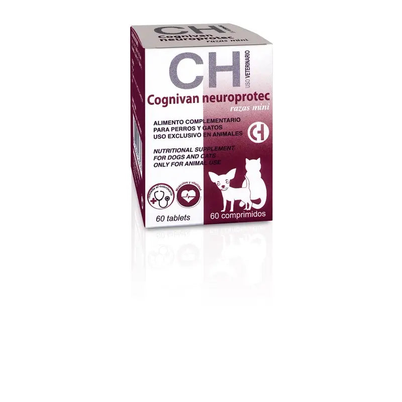 Chemical Cognivan Neuroprotect for Miniature Breeds and Cats, 60 tablets