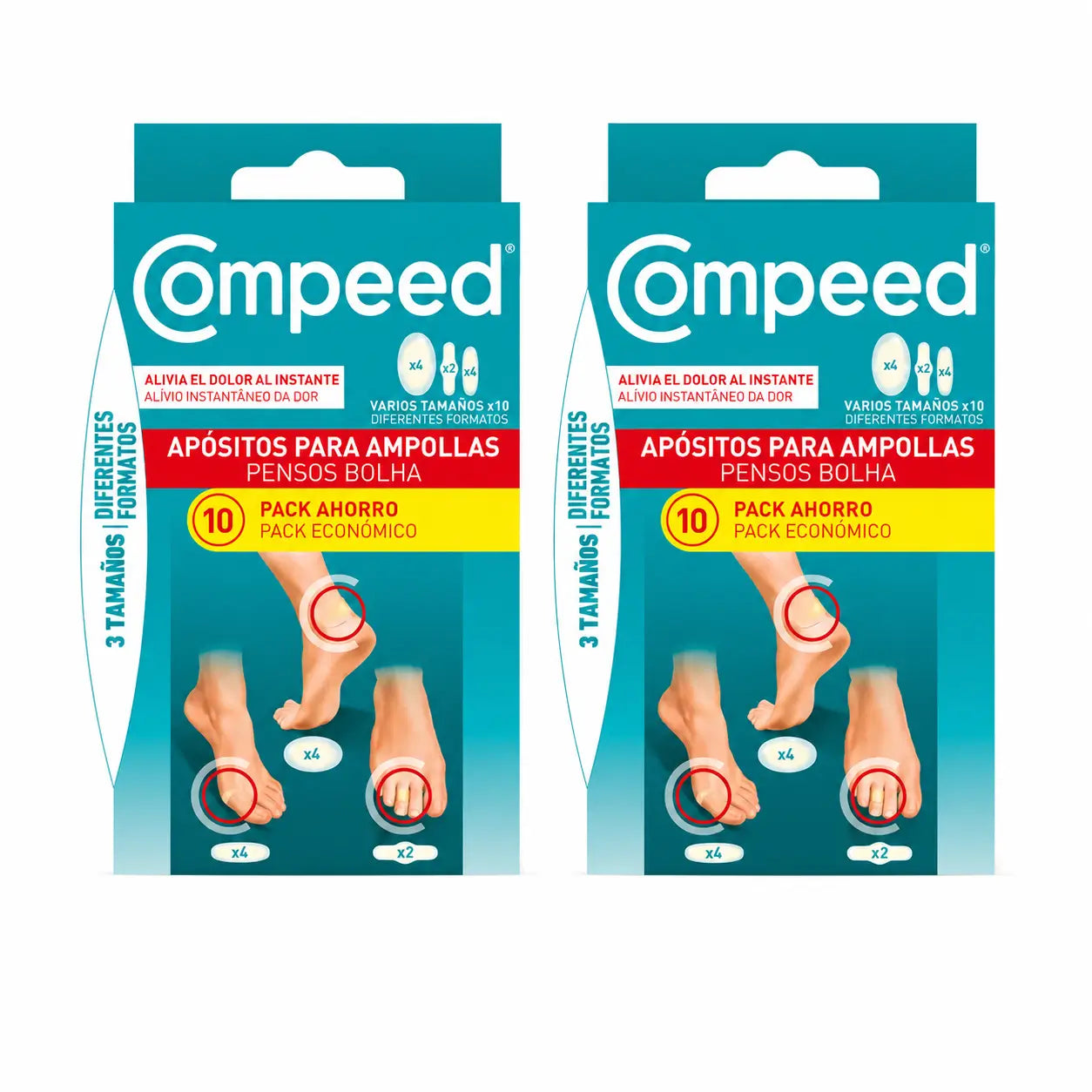 Compeed Blister Pack Mix, 10 plasters, Pack of 2