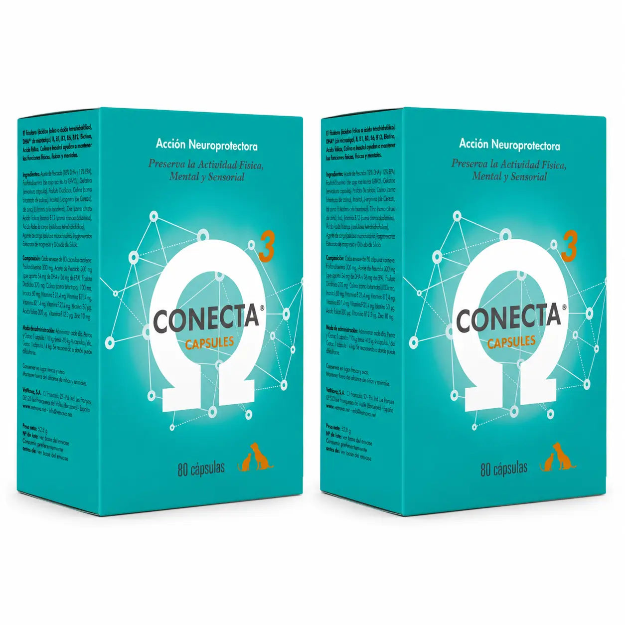 Conecta Vetnova Conecta Capsules, 80 Capsules , pack 2