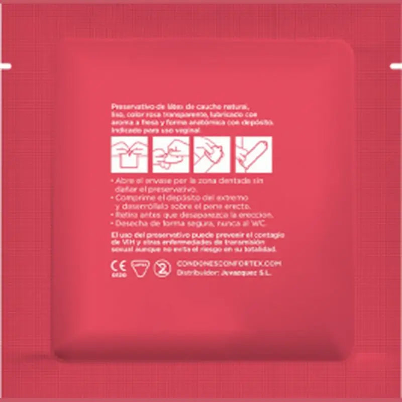 Confortex Condoms Strawberry Box 144 Units