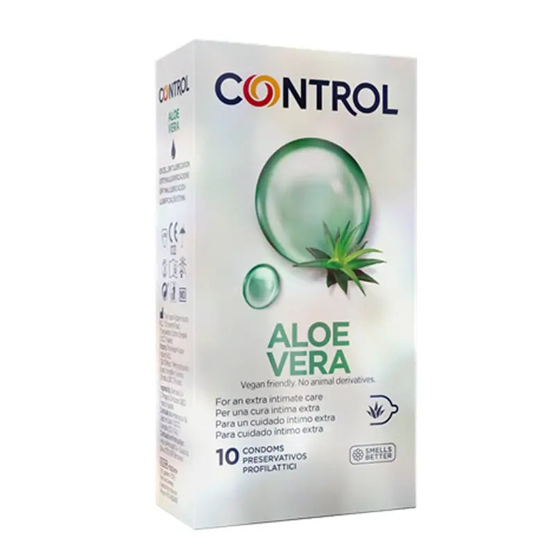 Control Me&V Aloe Vera Condoms, 10 Units
