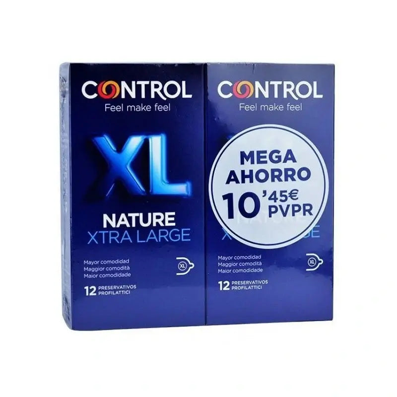 Control Pack Nature Xl, 2x12 Condoms
