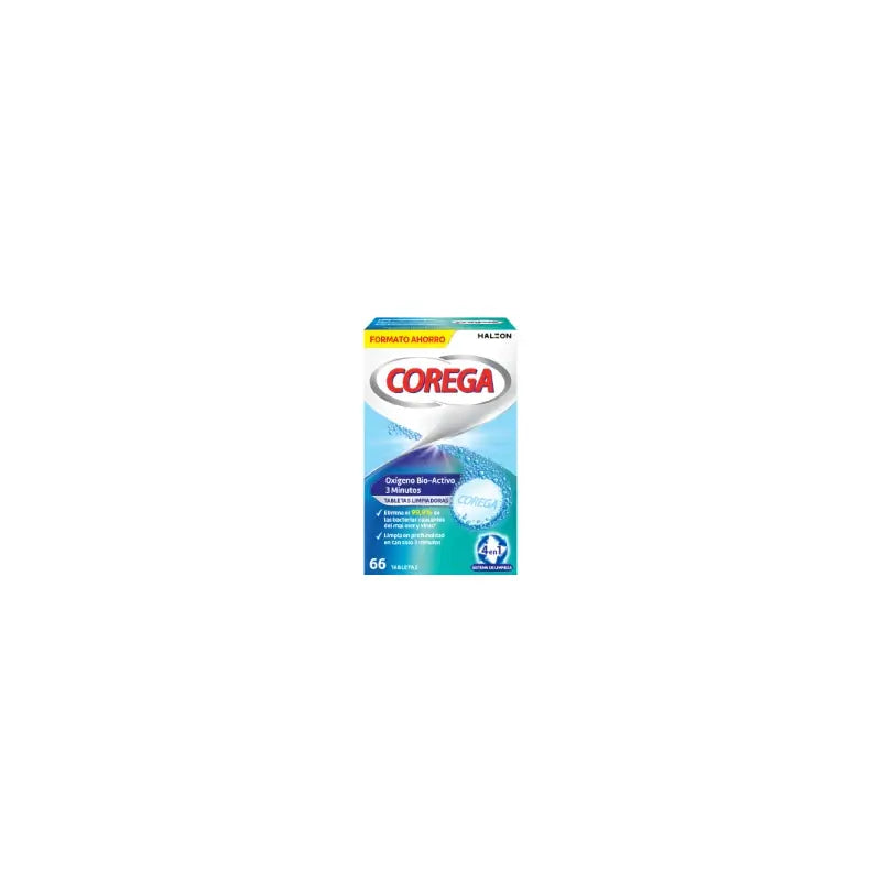 Corega 3 Minute Dental Cleaning, 66 Tablets