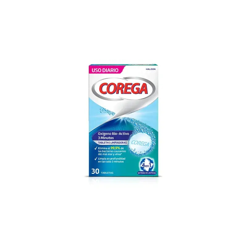 Corega Oxygen Biactive, 30 Tablets