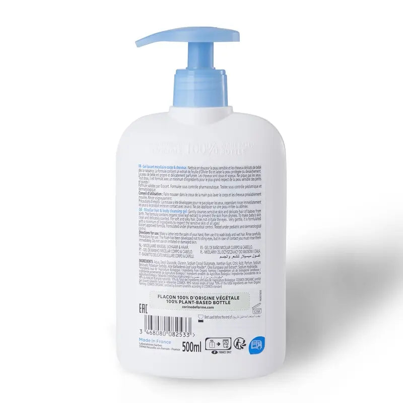 Corine De Farme Micellar Bath Gel Body & Hair Bio Scented , 500 ml