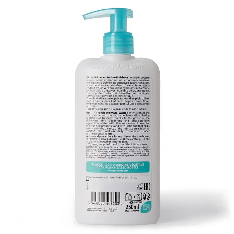 Corine De Farme Intimate Hygiene Gel Fresh , 250 ml
