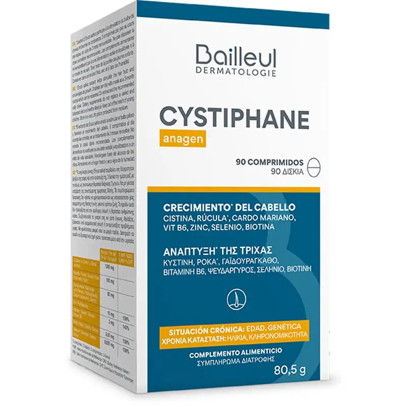 Cystiphane Anagen, 90 capsules
