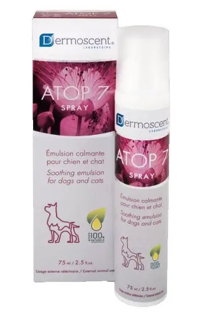 Dermoscent Atop 7 Dog Cat Spray, 75 ml