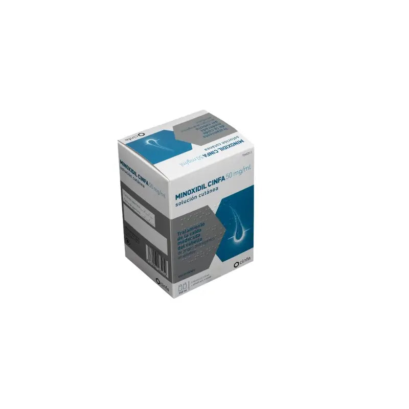 Cinfa Minoxidil 50 Mg/Ml Cutaneous Solution 2 Bottles, 120 ml