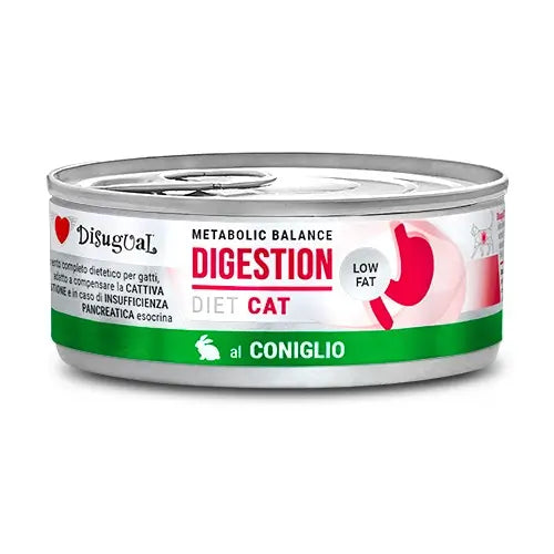 Disugual Diet Cat Digestion Low Fat Rabbit 12X85Gr