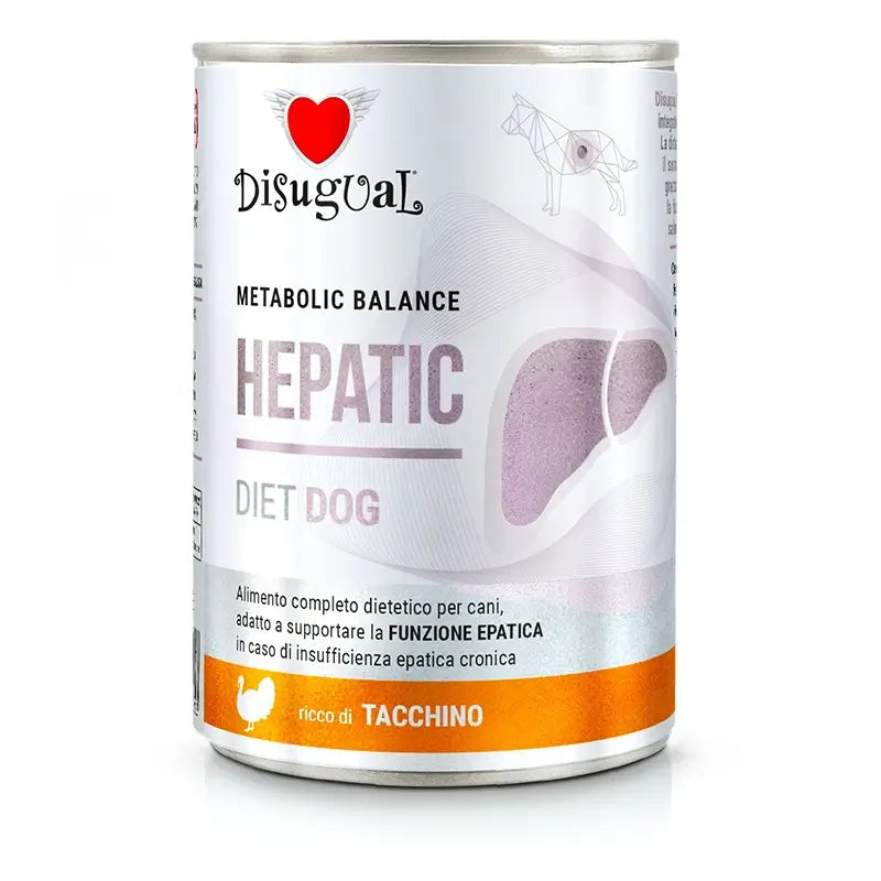 Disugual Diet Dog Hepatic Turkey 6X400Gr
