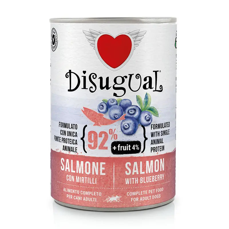 Disugual Fruit Dog Salmon Blueberry 6X400Gr