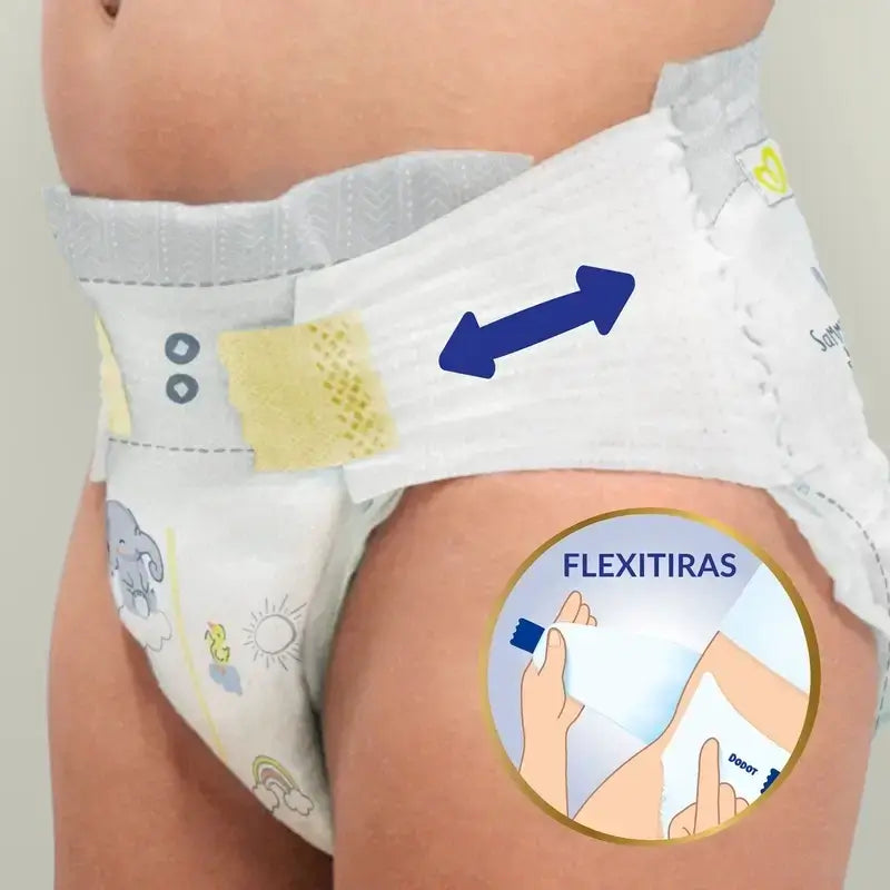 Dodot Sensitive Size 3 (6-10 Kg), 224 Nappies