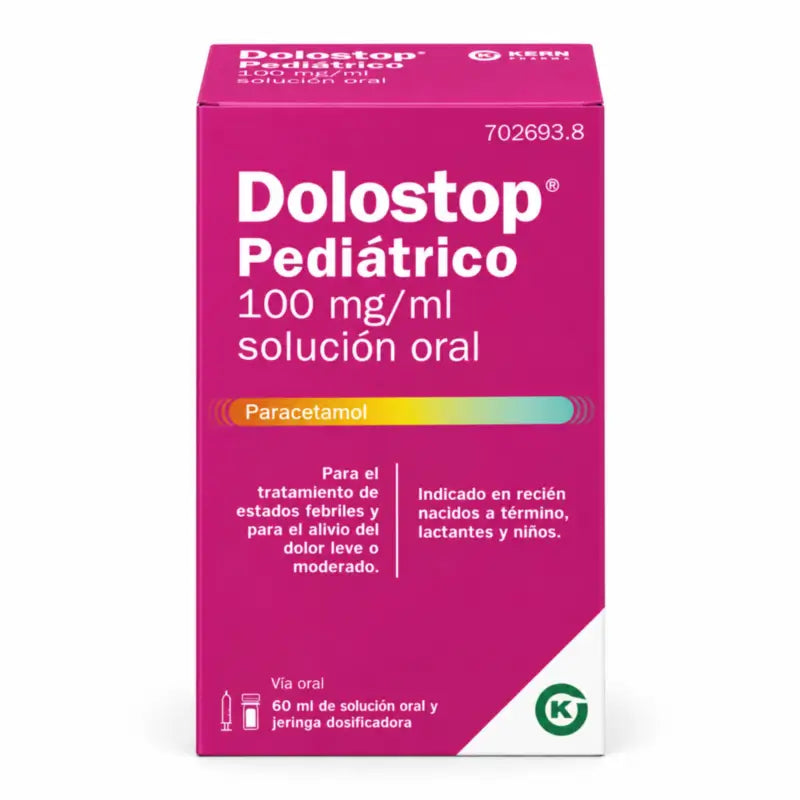 Dolostop Paediatric Pain and Fever Relief 60 ml