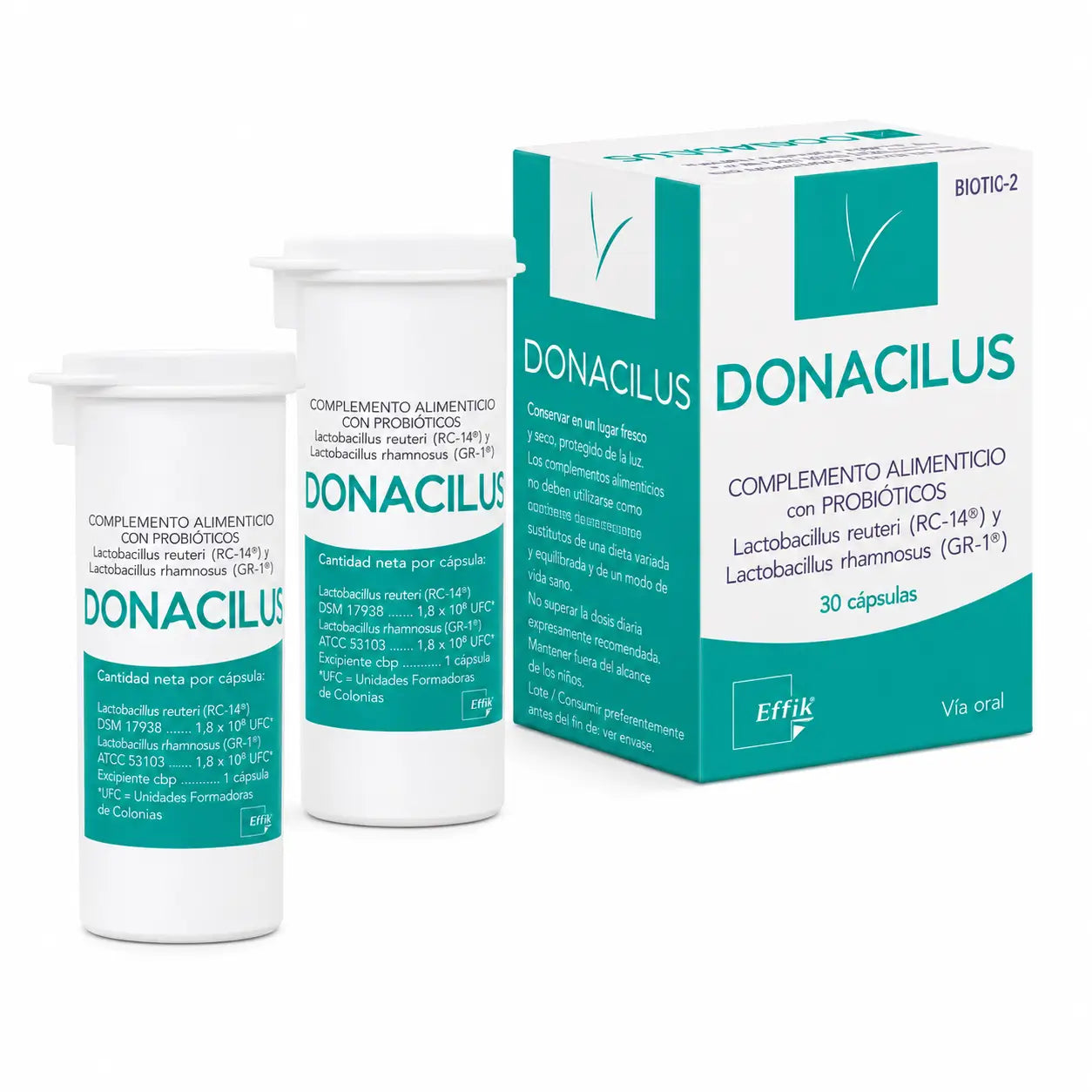 Donacilus Effik Donacilus , 2 x 30 capsules