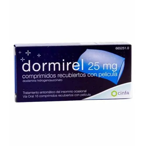 Dormirel 25 mg 16 Film-coated Tablets
