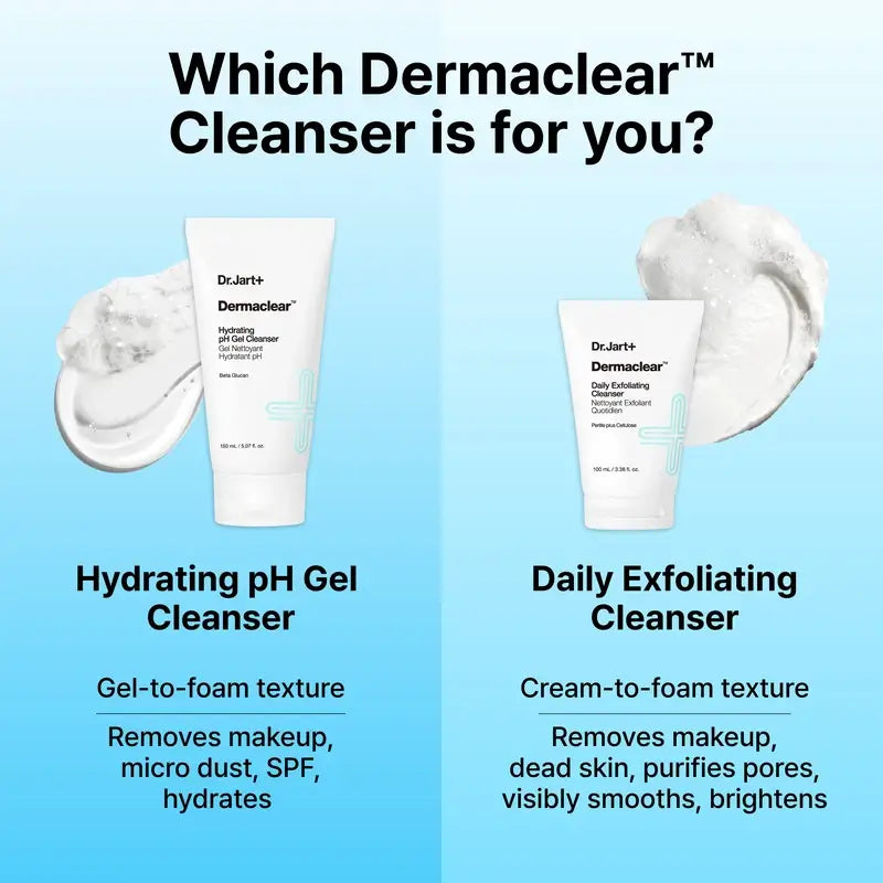 Dr Jart+ Dermaclear Hydrating pH Gel Cleanser, 30 ml