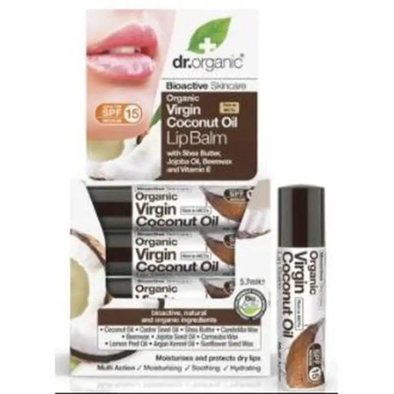 Dr. Organic Lip Balm Organic Coconut Oil 5,7Ml.