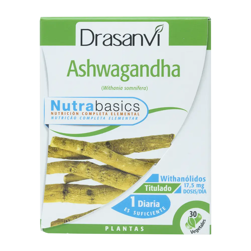 Drasanvi Ashwagandha Nutrabasicos , 30 capsules